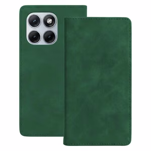 Smart Suede -kuori mallille Motorola Moto G34, vihreä