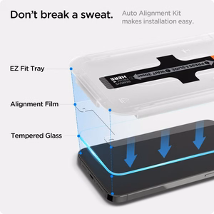 Spigen karkaistu lasi GLAS.TR "EZ FIT" iPhone 13 / 13 PRO / 14 / 16E 6,1"