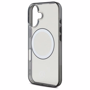 Mercedes Printed Logo MagSafe Suojakuori iPhone 16:lle - kirkas