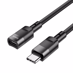 Sovitin Hoco (U107) USB-C - USB-C (OTG) 3A 1,2m musta