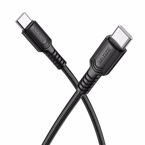 Borofone kaapeli BX116 Certain - Type C - Type C - PD 60W 3A 1 metri musta