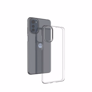 Ultra Clear 0,5 mm tapauksessa Motorola Moto E32 ohut kansi läpinäkyvä
