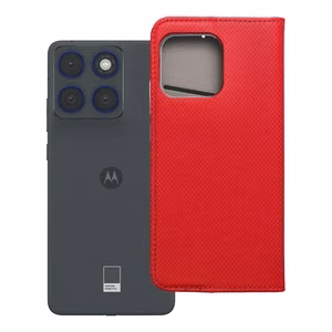 SMART CASE Book kuori Motorola Edge 70:lle - punainen
