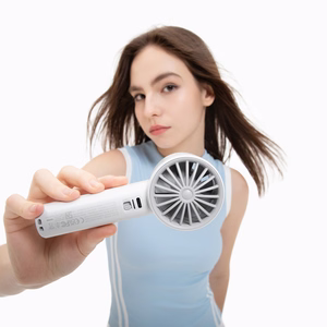 Jisulife Handheld Fan 10 kannettava USB-tuuletin, 4000 mAh – harmaa