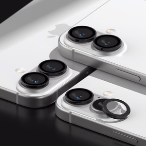 Ringke Camera Frame Protector 2-pack iPhone 16 / 16 Pluslle - Musta