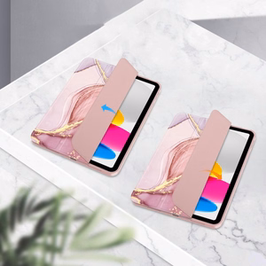 Tech-Protect SC Pen Case for iPad 10.9" 2022 - Pink Marble
