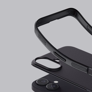 Nillkin Super Frosted Shield Pro Magneettinen suojakuori iPhone 16:lle - musta