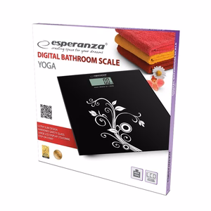 Esperanza EBS003 personal scale Electronic personal scale Square Black,White