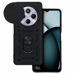 Slide Camera Armor Suojakuori Xiaomi Redmi A4:lle musta