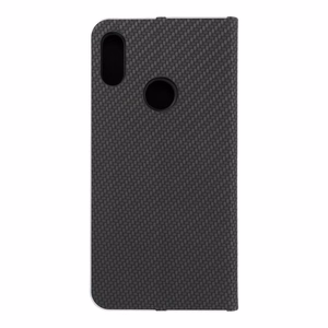 LUNA Book Carbon puhelinkotelo HUAWEI Y6 2019 musta