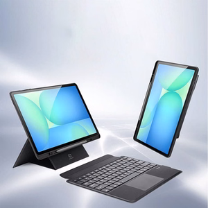 Dux Ducis DK taitettava suojakuori langattomalla näppäimistöllä Samsung Tab S10 FE Plus musta