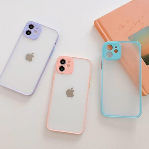 Milky Case silikoni joustava läpikuultava kotelo Samsung Galaxy A72 4G sininen