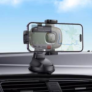 Auton puhelinteline Hoco H76 (dashboard) musta