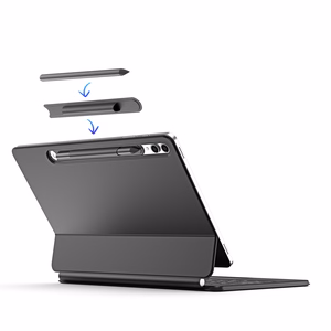 Dux Ducis MK Series Suojakuori Bluetooth-näppäimistöllä Samsung Galaxy Tab S9+ / S8+ / S7+:lle - musta