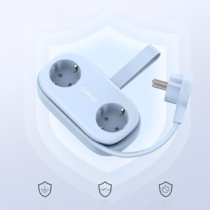 Orico AP3 65W GaN 6in1 jatkojohto 2x AC + 2x USB-A + 2x USB-C - sininen