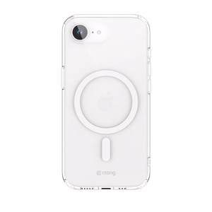 Crong Clear MAG Cover MagSafe suojakuori iPhone 17e / 16e -laitteelle, läpinäkyvä