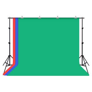 Puluz 2x3m Photo Background Mounting Kit/Stand + 3 Photo Backgrounds PKT5205