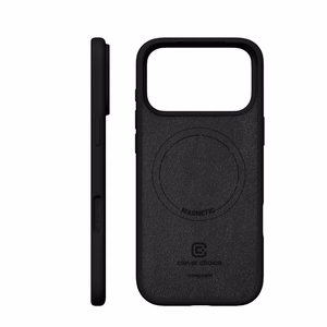 Crong Color Cover Magnetic MagSafe suojakuori iPhone 17 Pro Max -laitteelle, musta