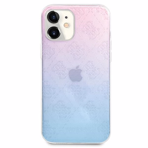 Guess GUHCP12S3D4GGBP iPhone 12 mini 5.4" sininen-vaaleanpunainen/sininen&vaaleanpunainen kotelo 4G 3D-kuvioinen kokoelma