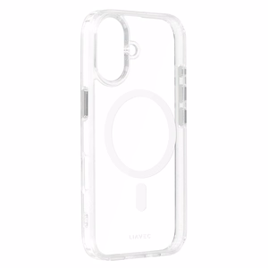 Liavec Glossy Magsafe Clear Case do Iphone 16 white