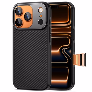Tech-Protect Kevlar Aramid MagSafe Suojakuori iPhone 17 Pro Max:lle - Musta