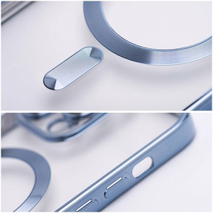 Suojakuori Samsung A37:lle Electro Mag Cover yhteensopiva MagSafe titaanisininen