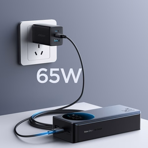 Joyroom 30000mAh 65W tehopankki digitaalisella näytöllä (JR-PBF05) - musta