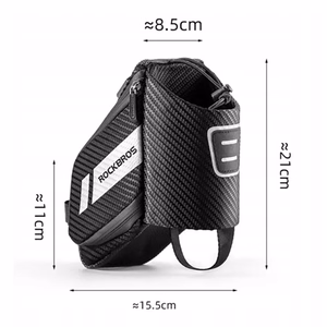 Rockbros C32BK satulalaukku 1.5 l juomapullotaskulla - musta