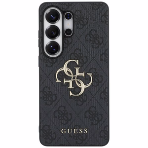 Guess 4G Big Metal Logo Suojakuori Samsung Galaxy S26 Ultra musta