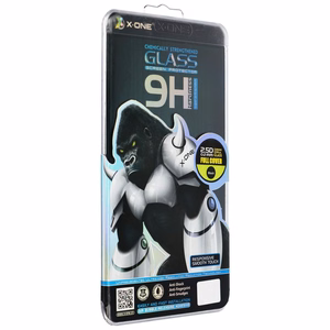X-ONE 3D Full Cover Karkaistu Lasi Samsung Galaxy S26 (suojakuorelle sopiva) - sormenjälkilukija toimii