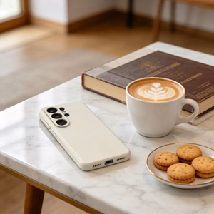 Tech-Protect Silicone MagSafe suojakuori Samsung Galaxy S26 Ultra:lle beige