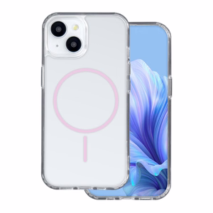 Anti Shock Thin Mag -suojakuori iPhone 17 Air 6,6":lle vaaleanpunainen