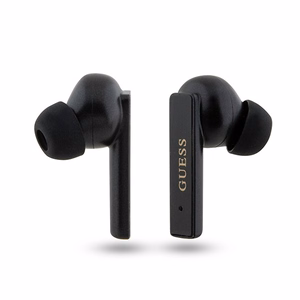 Guess Bluetooth-kuulokkeet GUTWSSU20ALEGK TWS + latausasema musta Printed Logo
