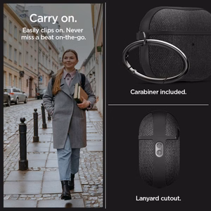 Spigen Urban Fit suojakuori AirPods Pro 1 / 2 musta
