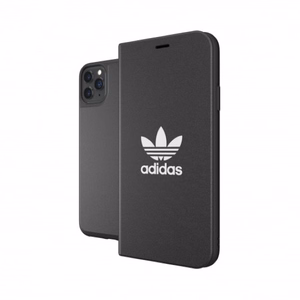 Adidas OR Booklet Case Basic iPhone 11 Pro Maxille - musta ja valkoinen