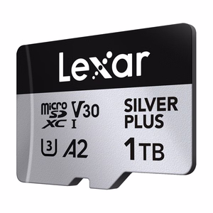Lexar High-Performance Silver Plus microSDXC -muistikortti, 1 TB + sovitin