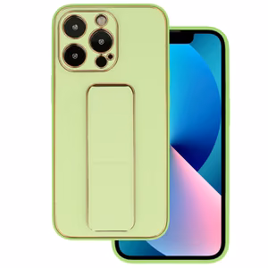 TEL PROTECT Nahkainen Luxury Stand Suojakuori iPhone 11 Pro:lle Mint