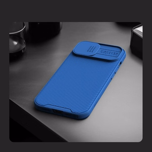 Nillkin CamShield Pro Magneettinen Suojakuori iPhone 15 Plus:lle sininen