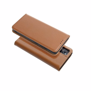 SMART PRO Book nahkainen Suojakuori XIAOMI Redmi Note 15 PRO 5G:lle ruskea