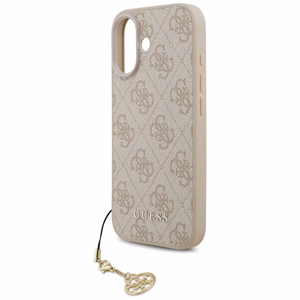 Guess 4G Charms Collection MagSafe Suojakuori iPhone 17:lle - vaaleanpunainen