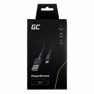 Green Cell KABGC24 Lightning-kaapeli 0,3 m, musta