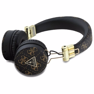 Guess Bluetooth ENC GUBH70E4PTMK on-ear kuulokkeet musta/musta 4G Triangle Round Shape