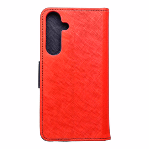 Läppäsuojakuori Samsung S25 PLUS Fancy Book punainen / laivastonsininen