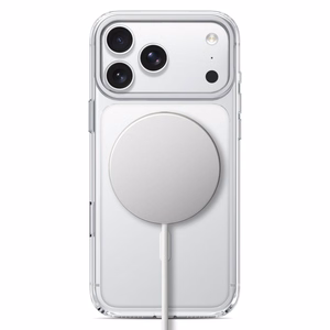 Tech-Protect MagStand MagSafe CC suojakuori malleille iPhone 18 Pro / 17 Pro, läpinäkyvä