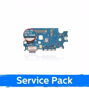 Lataausportti yhteensopiva Samsung S906 S22 Plus Flex-kaapelilla / Plata (Service Pack)