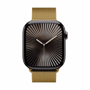 Crong Milano Steel stainless-steel strap for Apple Watch 44 / 45 / 46 / 49 mm, gold