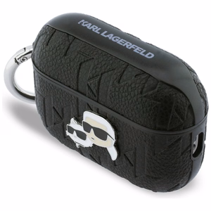 Karl Lagerfeld Monogram Karl & Choupette Head suojakuori AirPods Pro 3 musta
