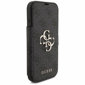 Guess Book 4G Metal Logo -suojakuori iPhone 17 Pro - musta