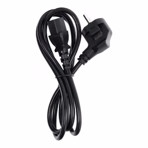 Virtakaapeli tietokoneelle PC / tulostimelle / monitorille 230V 16A 1,5 m musta