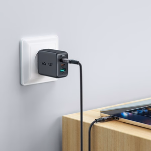 Acefast C1-09 USB-C / USB-C USB4 PD3.1 kaapeli 5A 1m - harmaa-musta